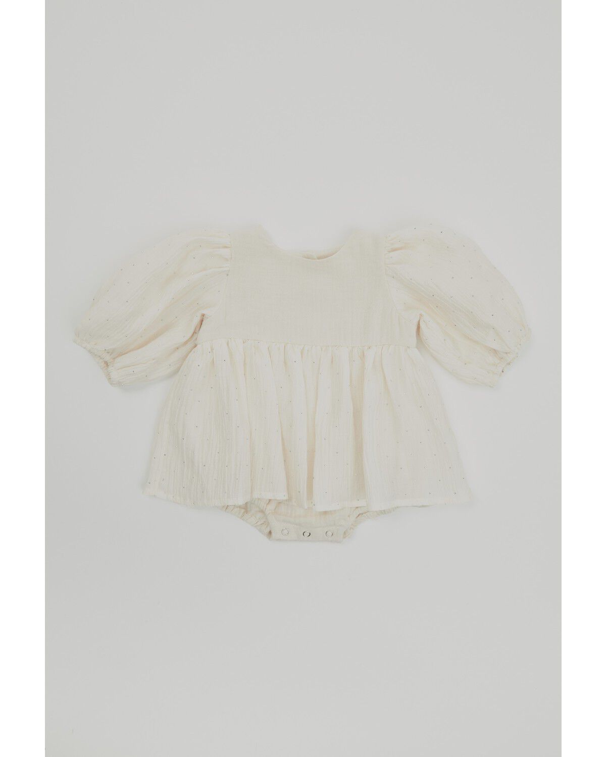 Yura Infants Girls' Embellished Long Sleeve Onesie