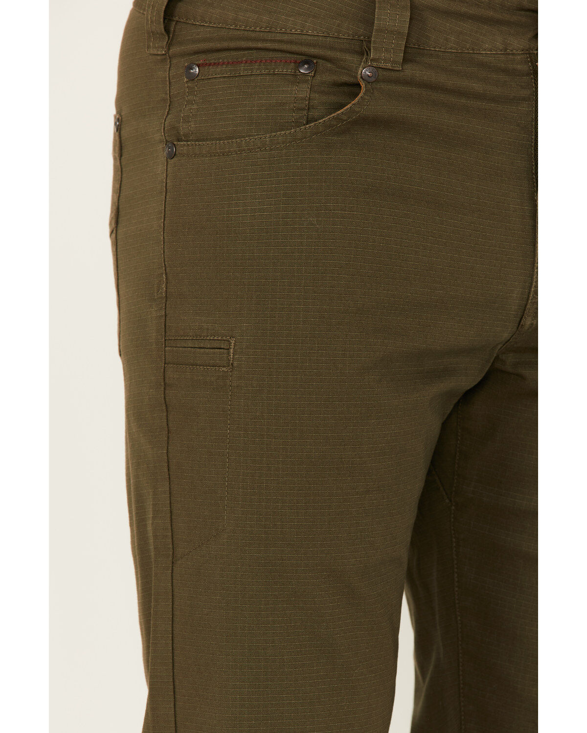 Brothers and Sons Men's Weathered Ripstop Stretch Slim Straight Pants