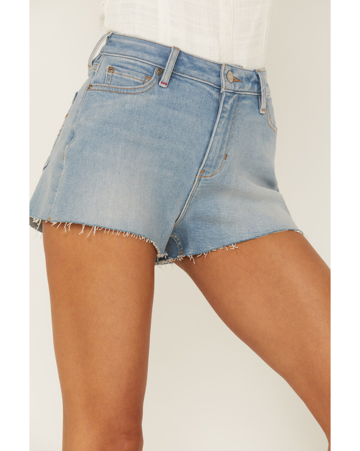 Idyllwind Women's High Risin' Wichita Wash Raw Edge Hem Denim Shorts