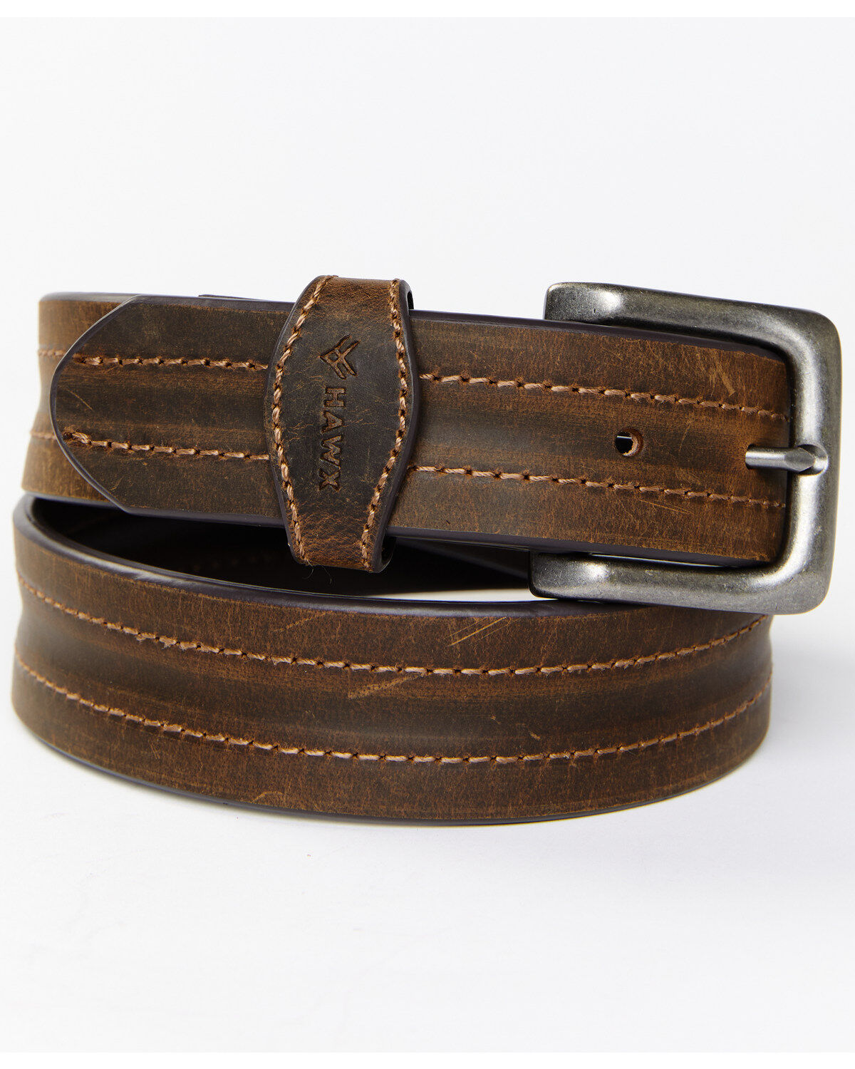 Hawx Men's Textured Leather Belt