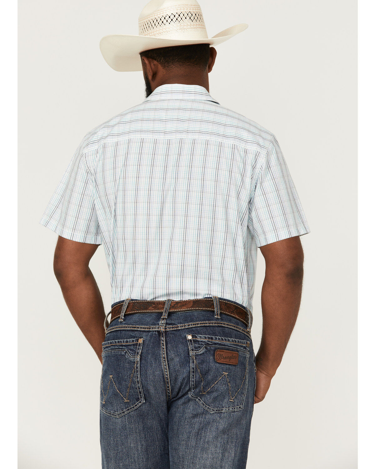 Gibson Men's Big Sky Plaid Short Sleeve Button Down Western Shirt