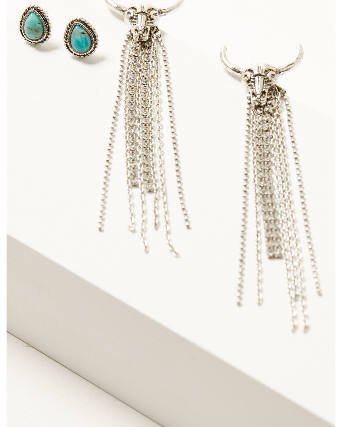 Idyllwind Women's Hartley Antique Silver Earring Set - 2 Piece