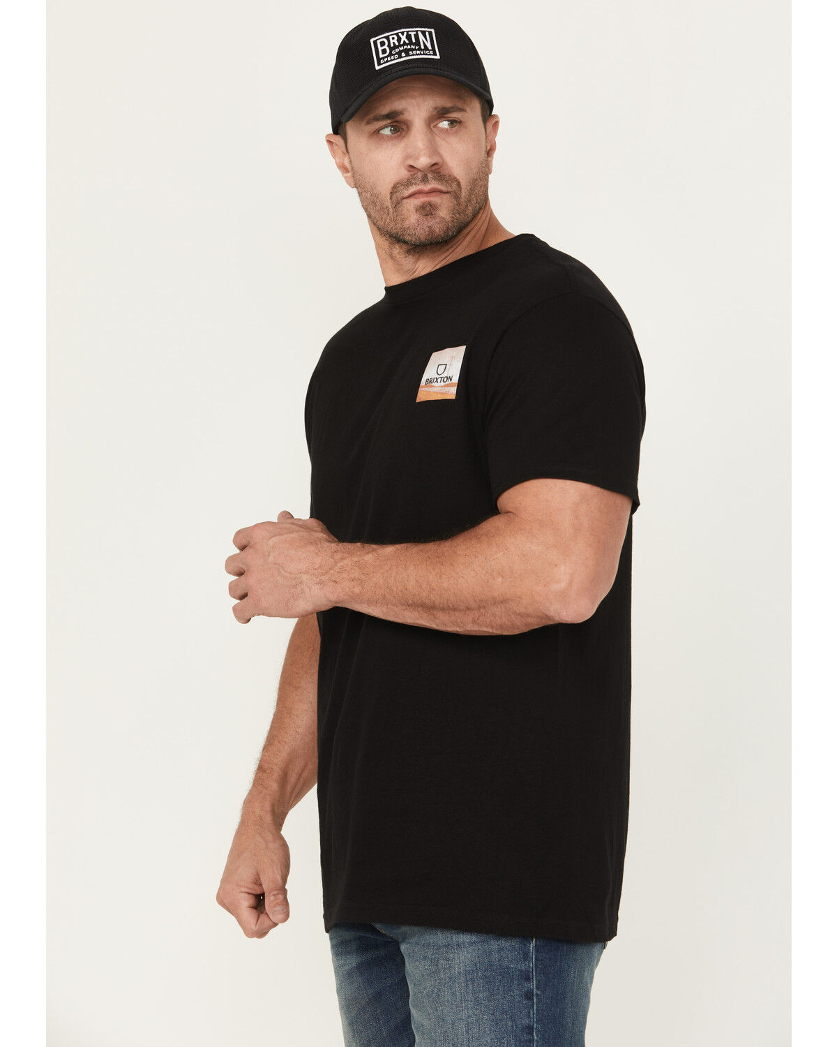 Brixton Men's Alpha Square Short Sleeve Graphic T-Shirt