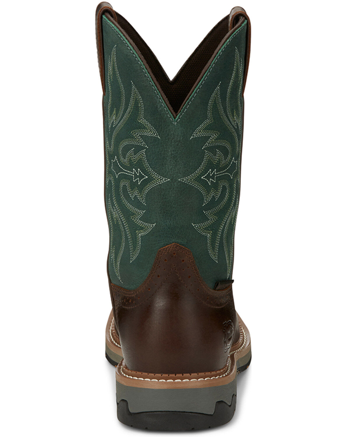 Justin Men's Tan Bolt Western Work Boots - Soft Toe