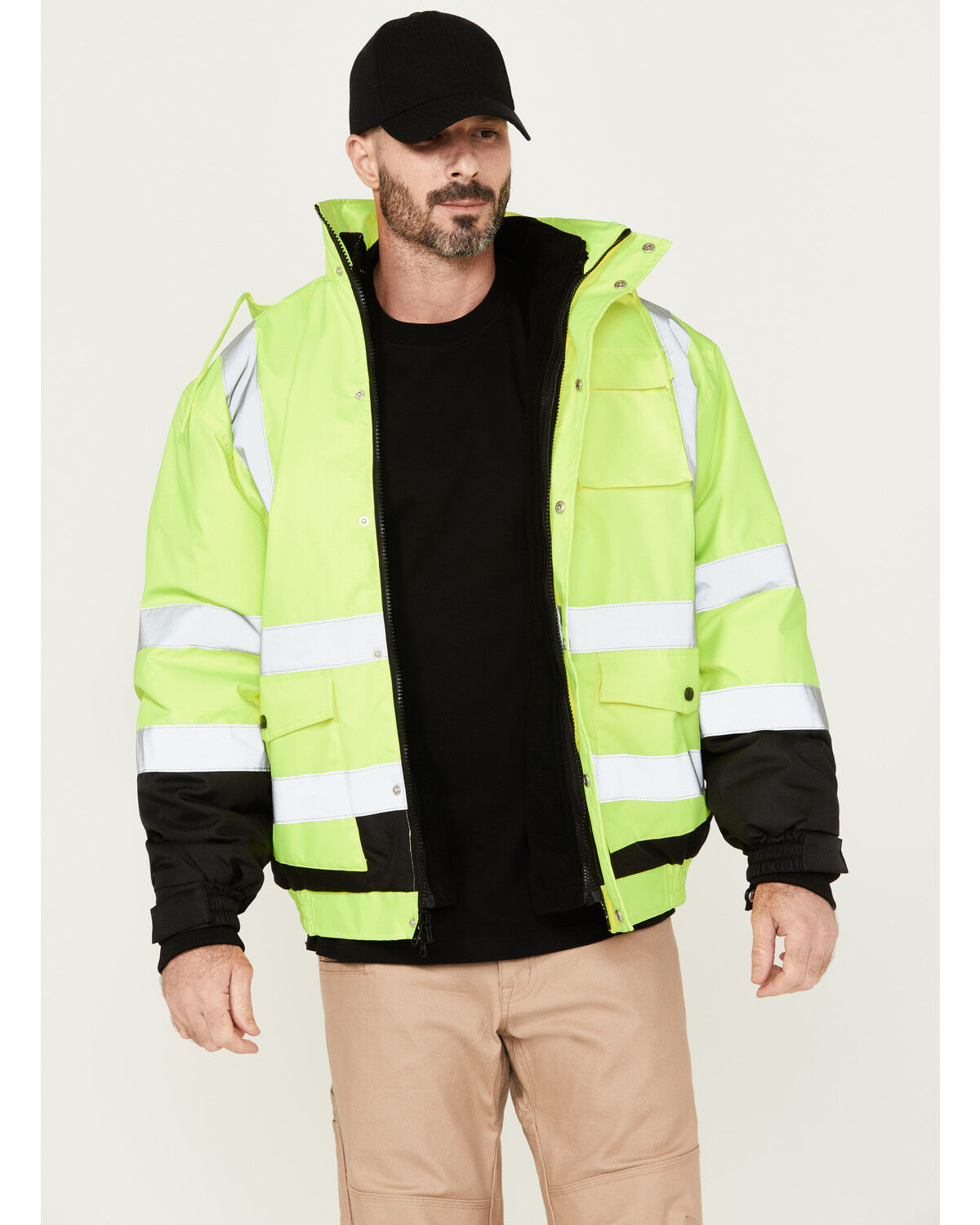 Hawx Men's 3-in-1 High Visibility Bomber Jacket - Big