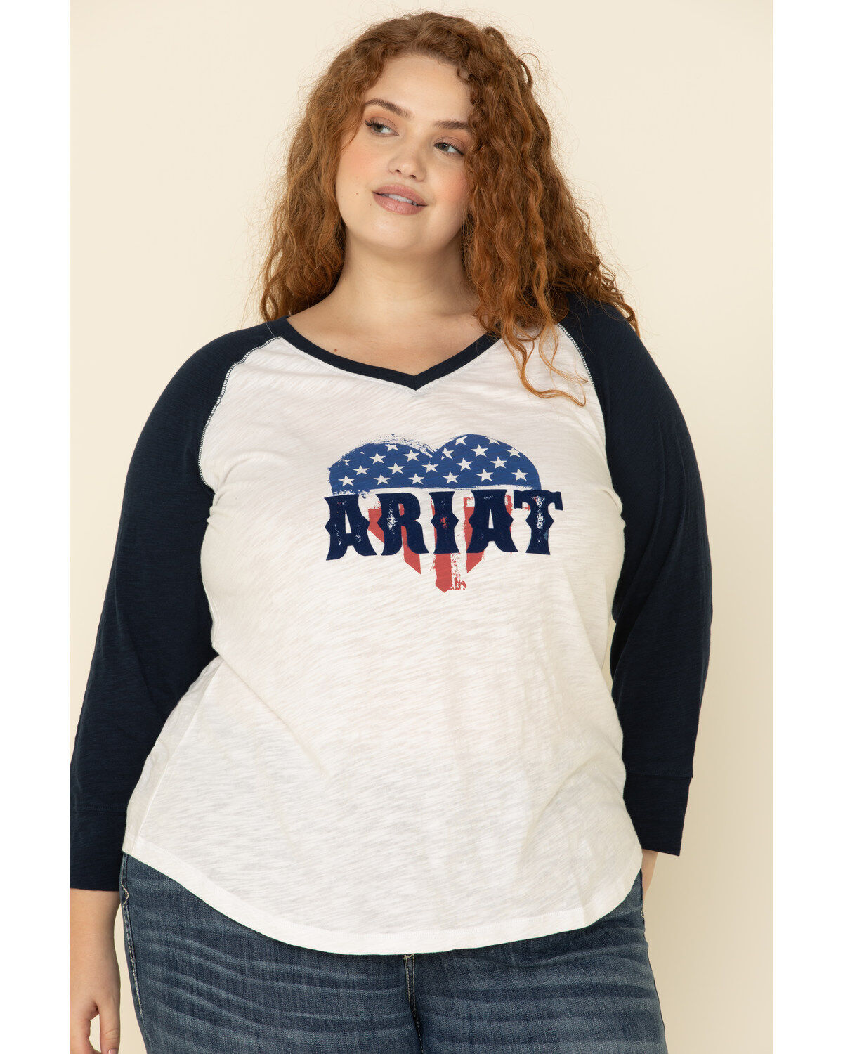 Ariat Women's American Love Tee - Plus