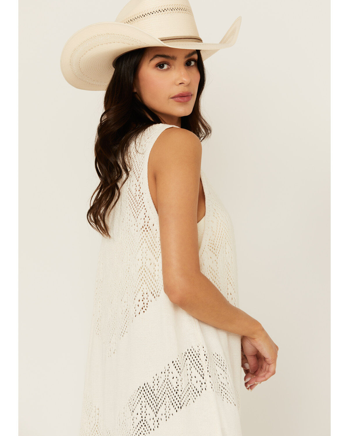 Wrangler Retro Women's Crochet Duster Vest
