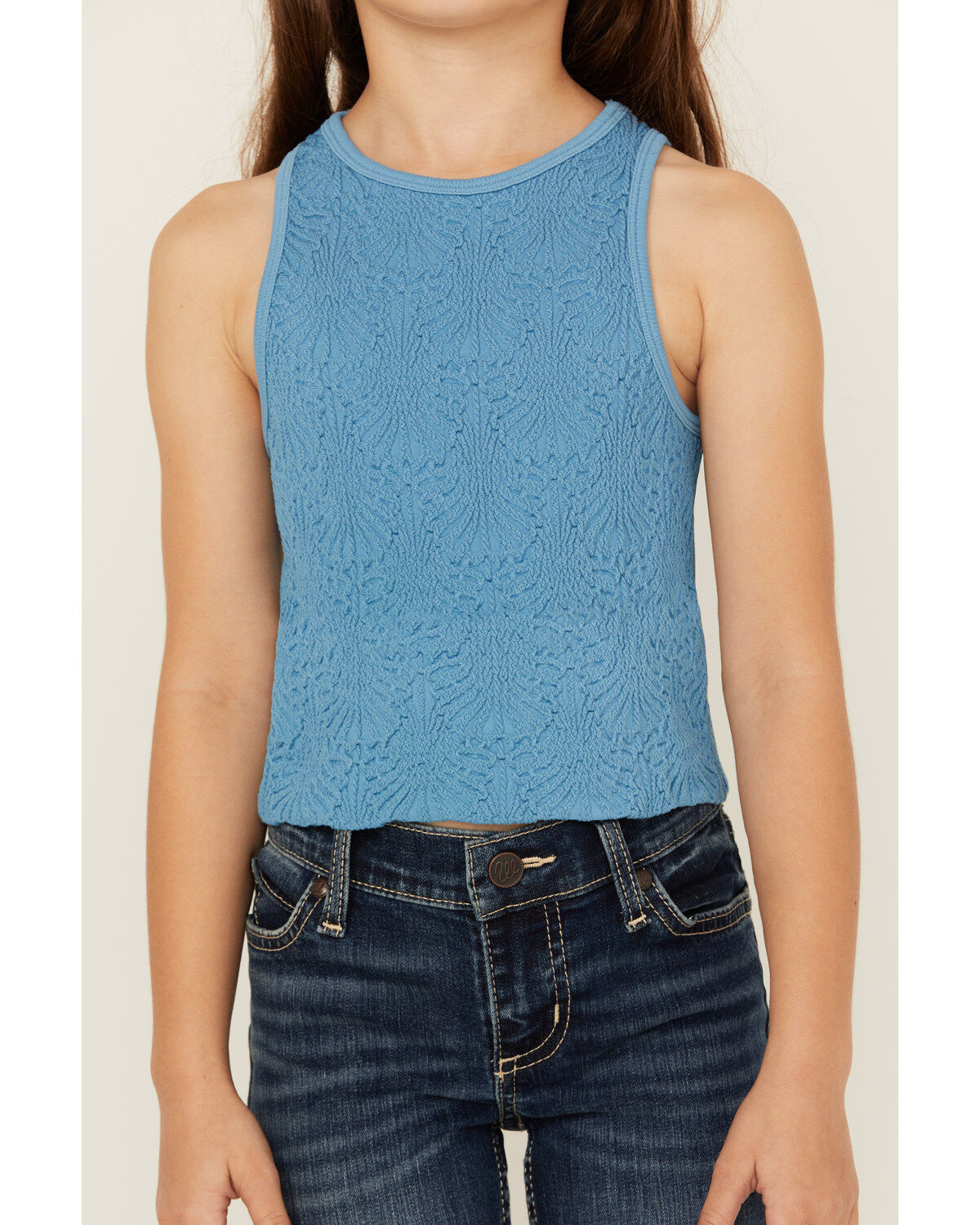 Fornia Girls' High Neck Tank Top