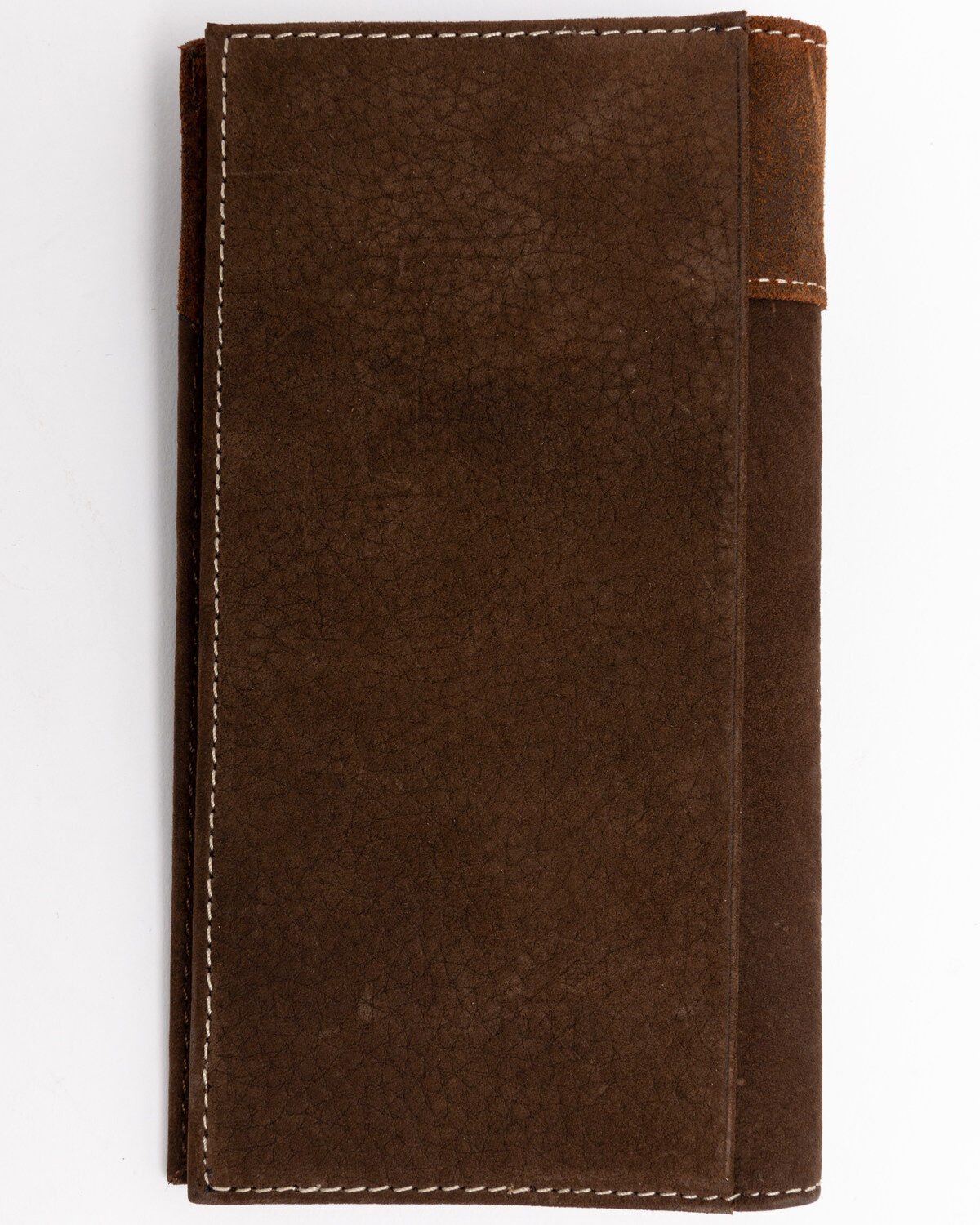 Cody James Men's Boot Stitch Long Horn Leather Checkbook Wallet