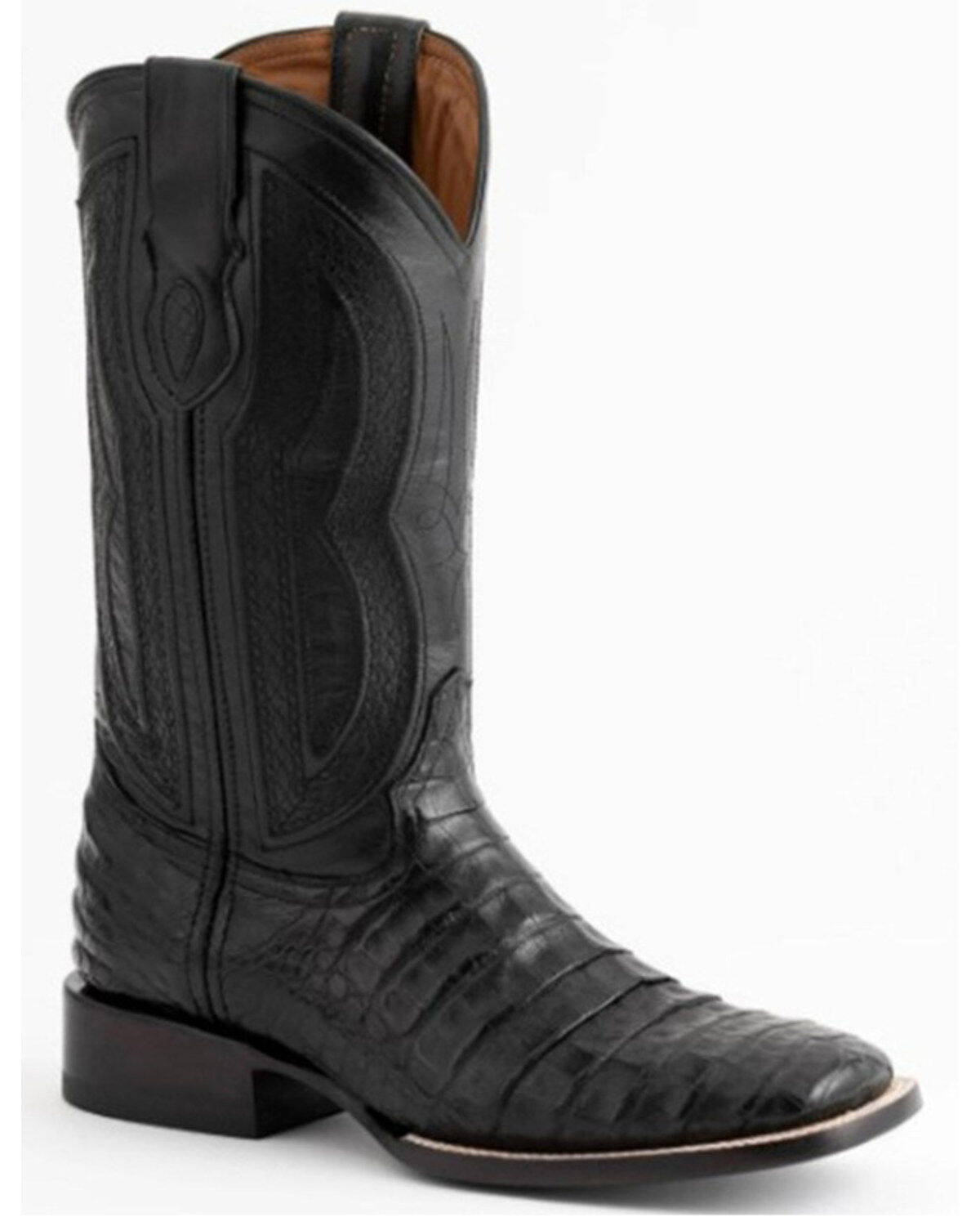 Ferrini Men's Belly Caiman Crocodile Exotic Western Boots