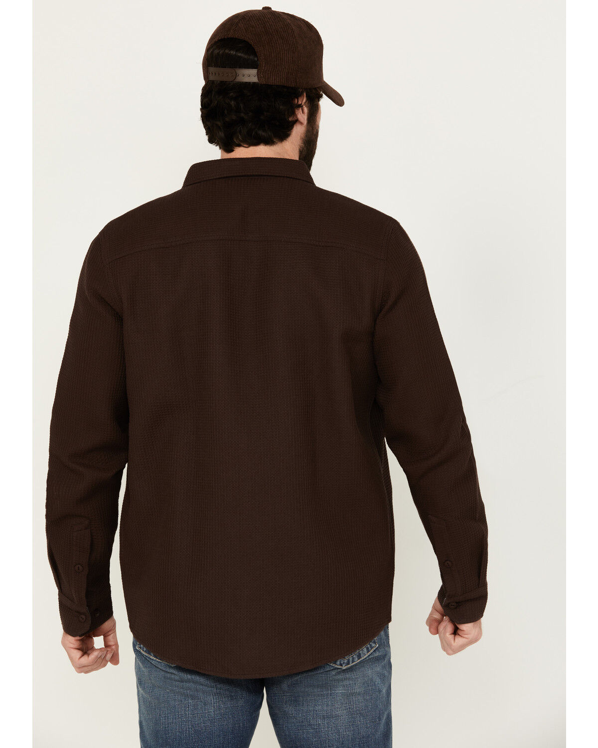 Brothers & Sons Men's Hamilton Solid Long Sleeve Button-Down Western Shirt Jacket