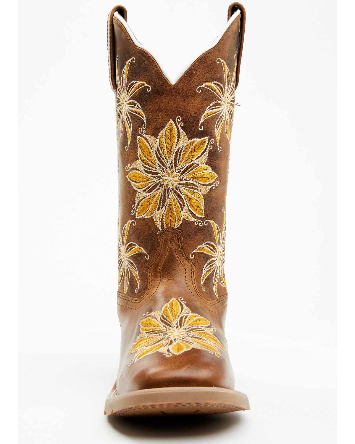 Laredo Women's Melrose Floral Western Boots - Broad Square Toe