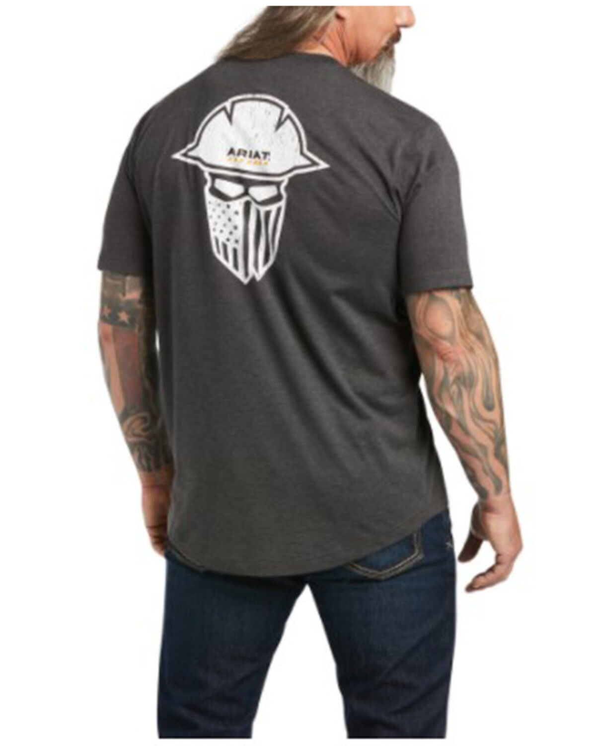 Ariat Men's Rebar Workman Full Cover Graphic Work Pocket T-Shirt