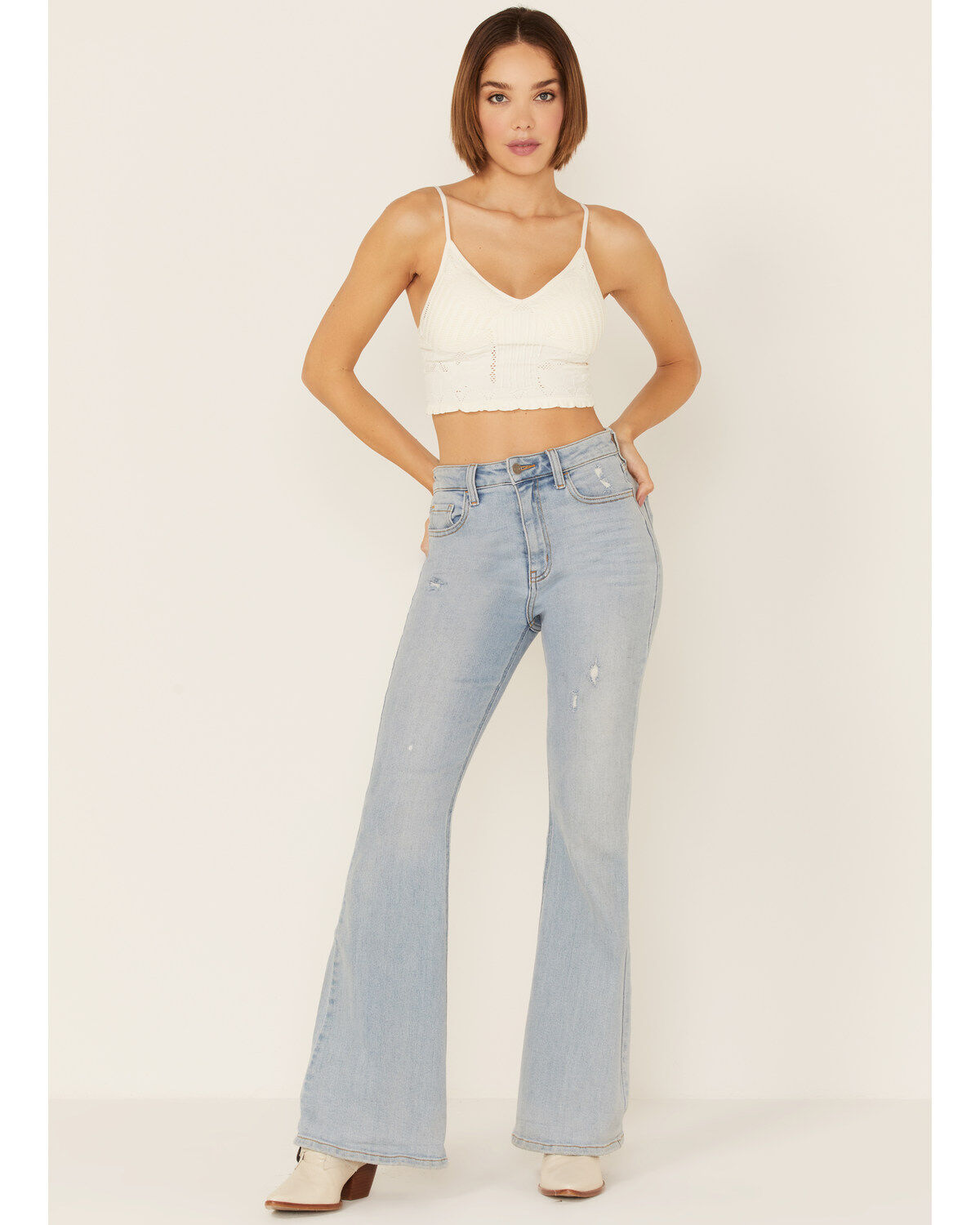 Fornia Women's Seamless Floral Bralette