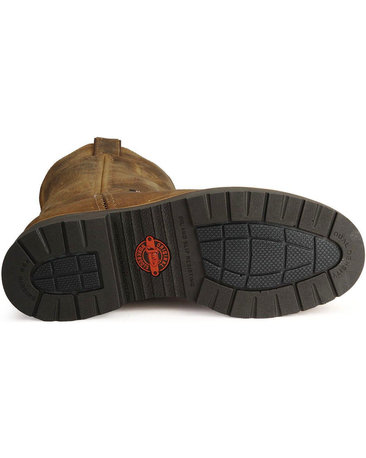 Justin Men's J-Max Blueprint Bay Gaucho EH Pull On Work Boots - Soft Toe