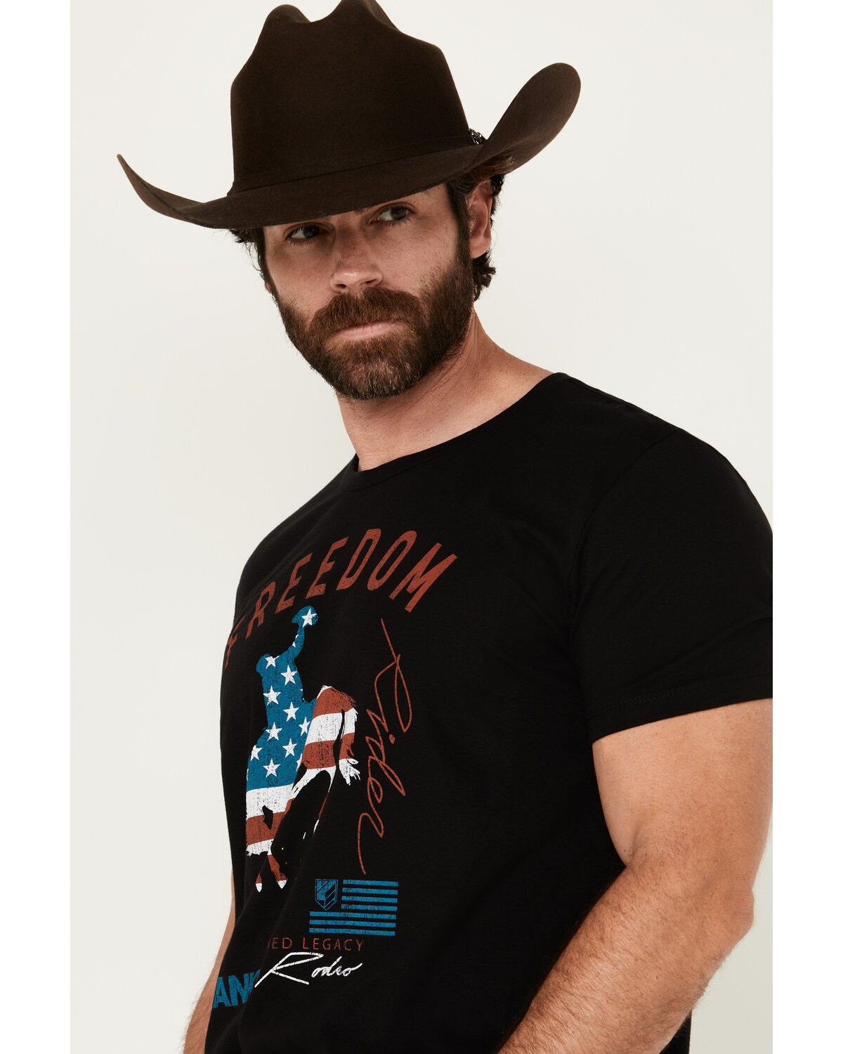 RANK 45® Men's Freedom Rider Americana Short Sleeve Graphic T-Shirt