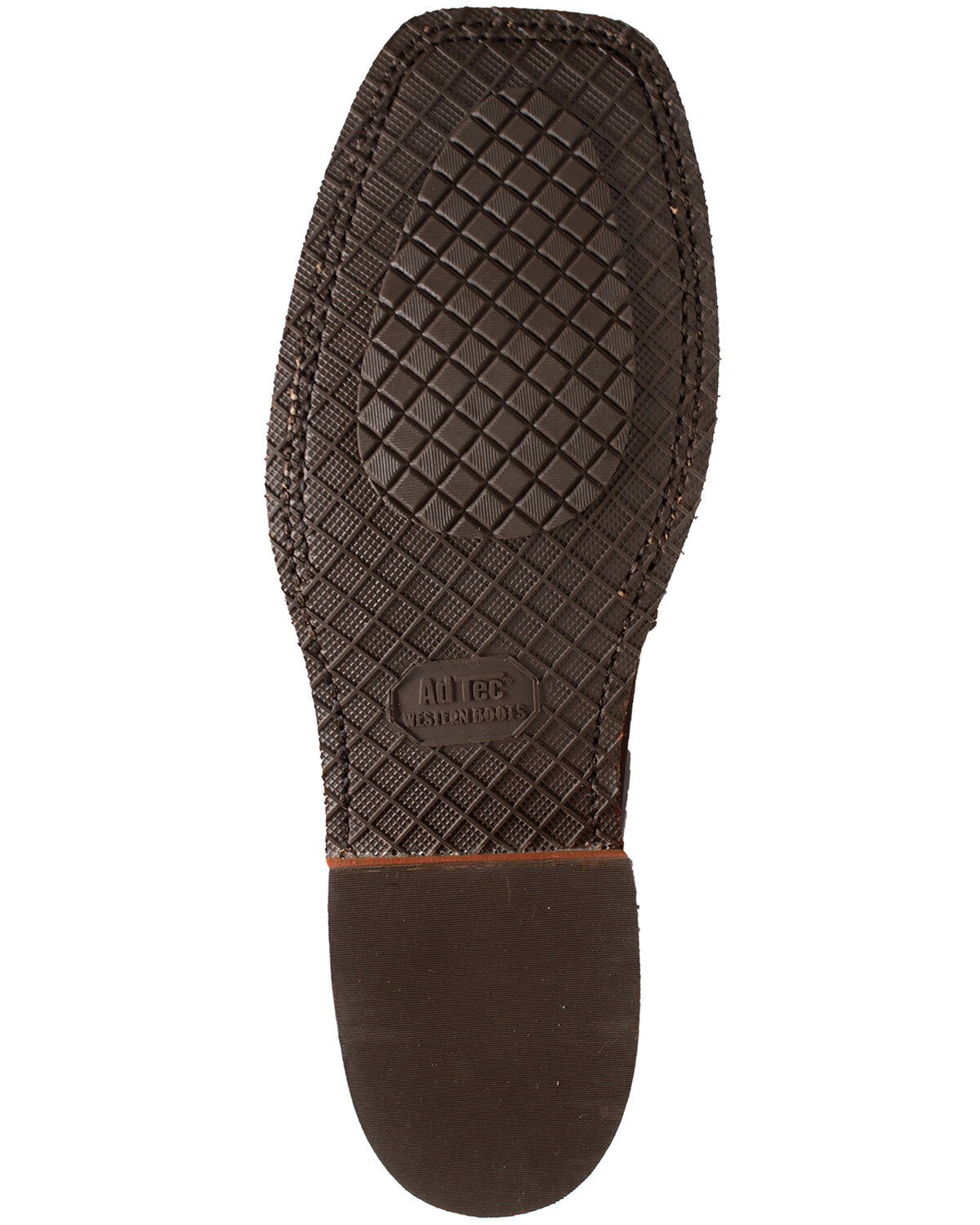 Ad Tec Men's Oiled Western Boots - Square Toe