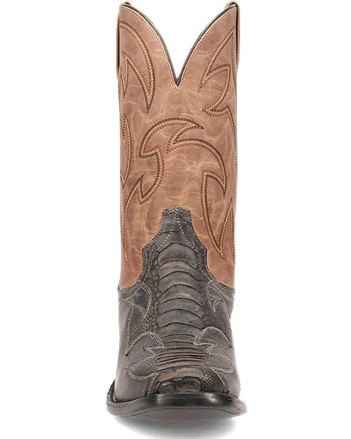 Dan Post Men's Exotic Ostrich Western Boots - Square Toe