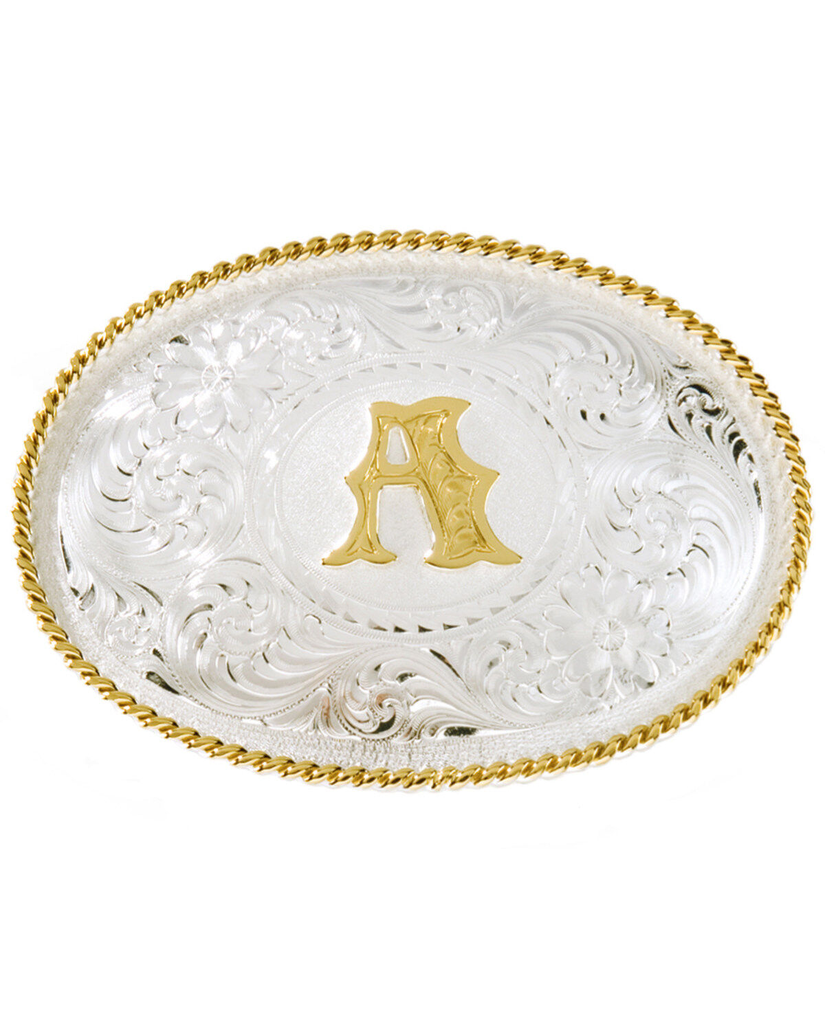 Montana Silversmiths Initial A Western Buckle