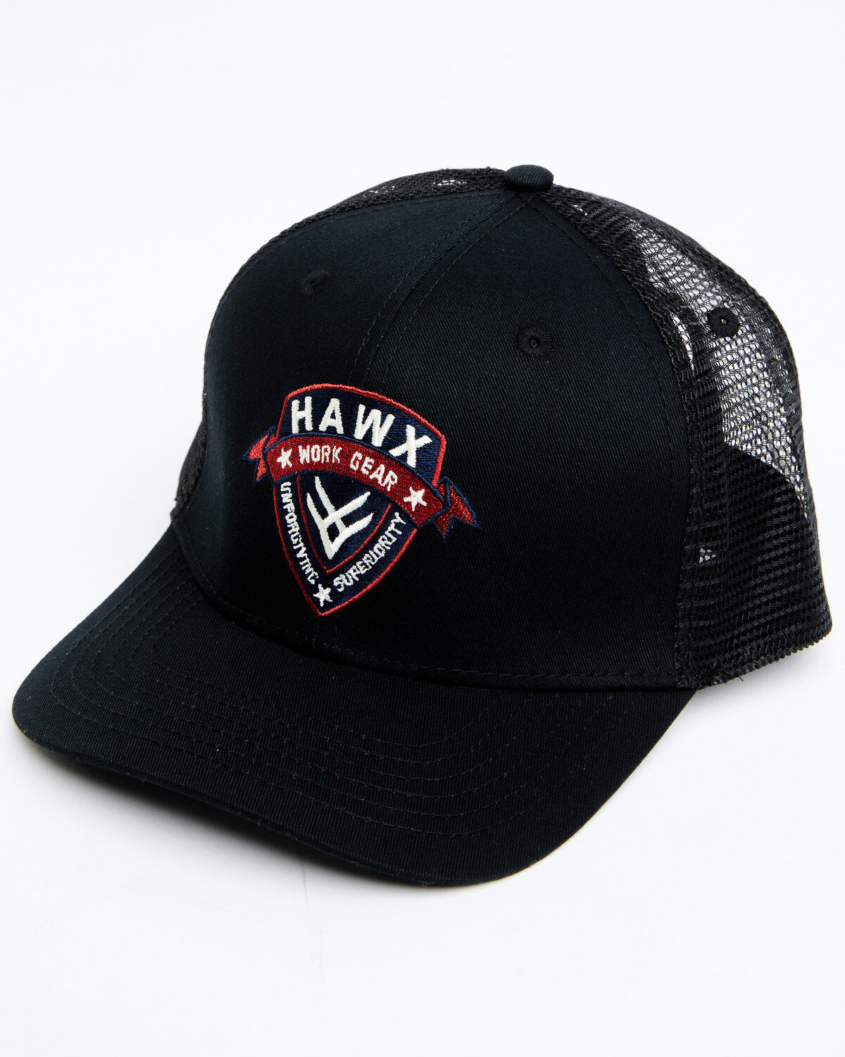 Hawx Men's Ribbon Logo Shield Patch Ball Cap