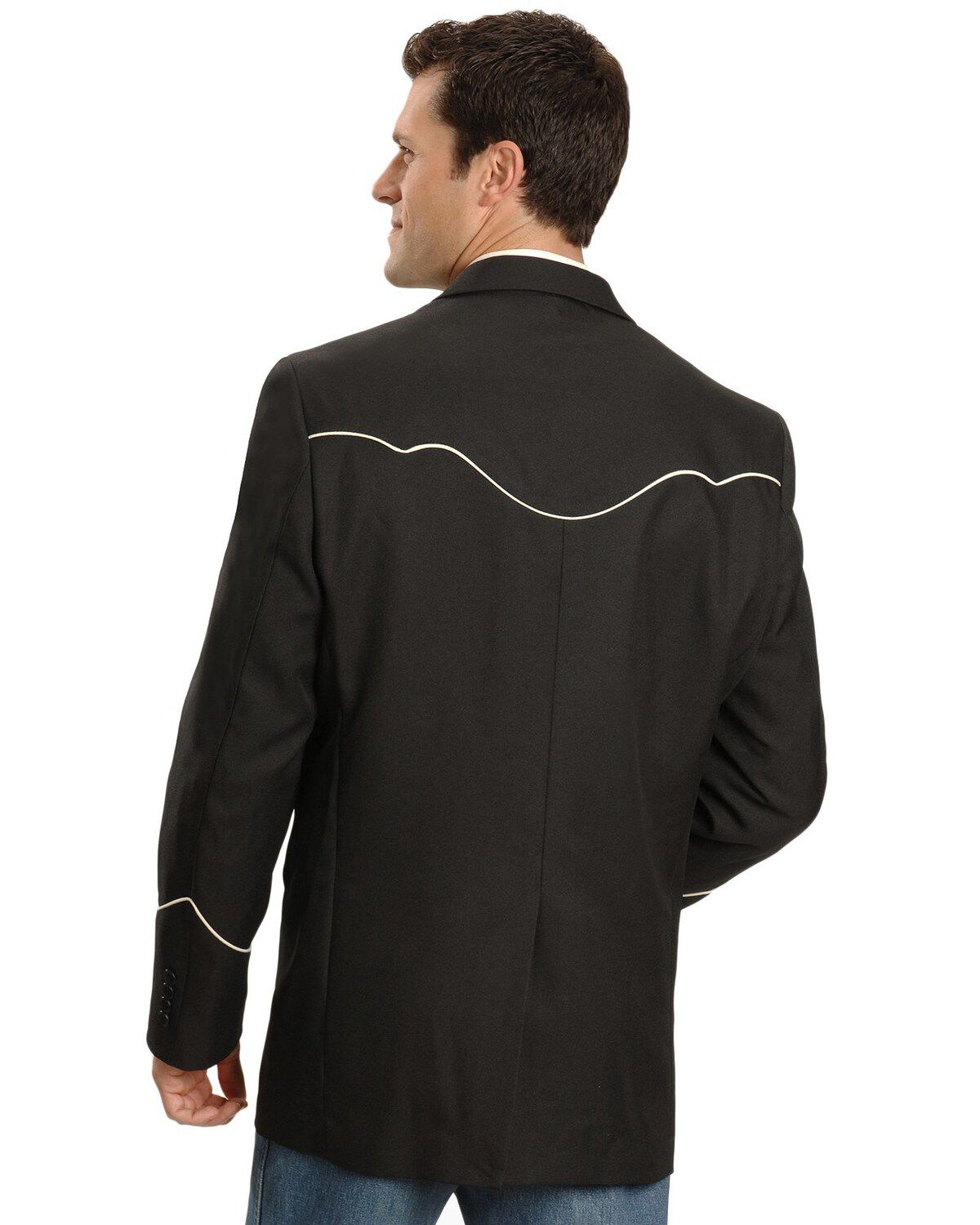 Scully Men's Retro Embroidered Sport Coat