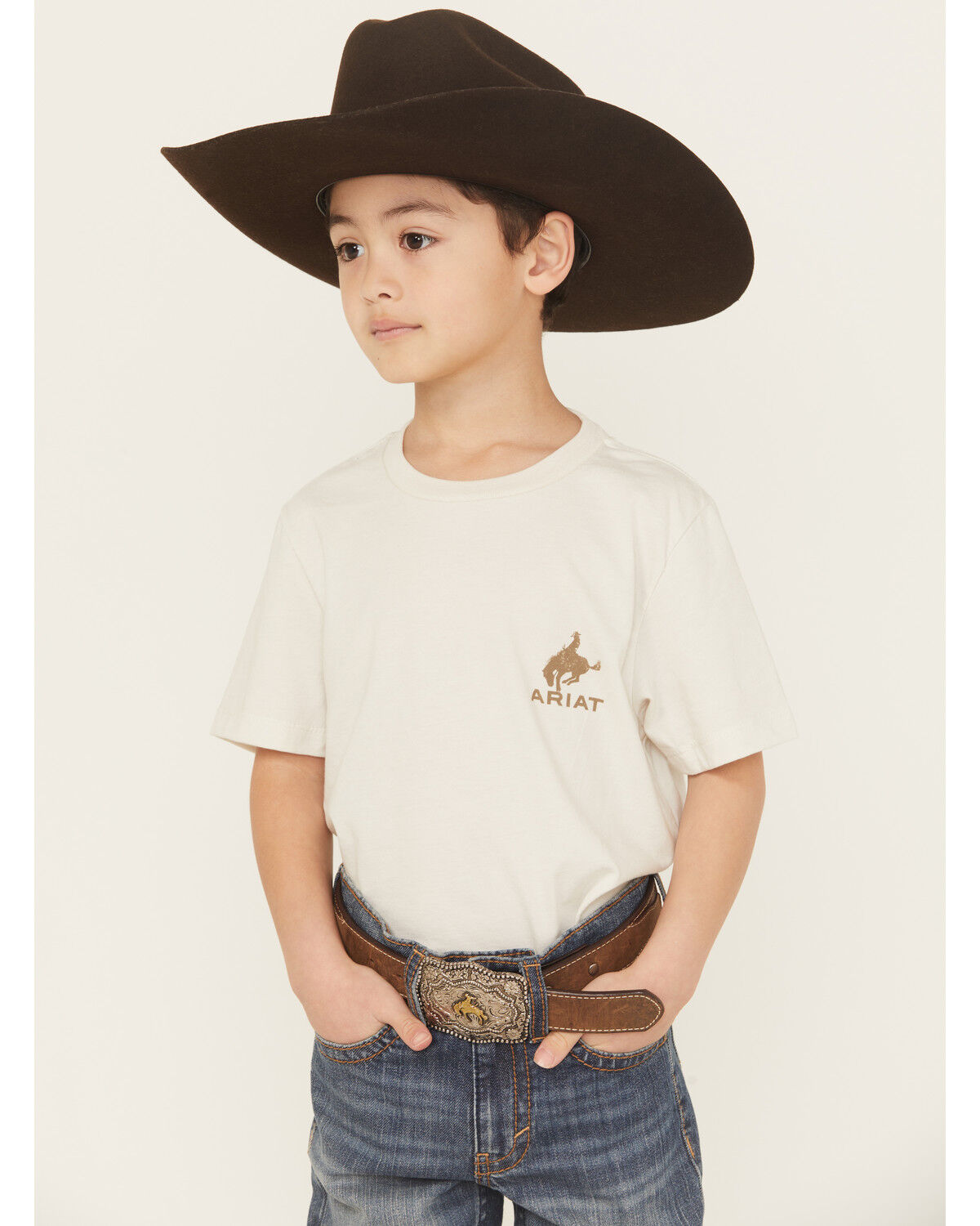 Ariat Boys' Bronco Flag Short Sleeve Graphic T-Shirt