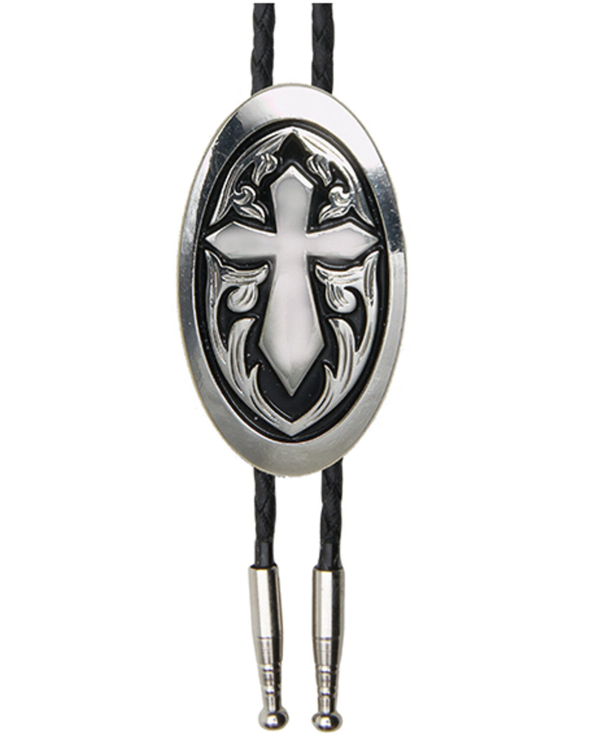 Cody James Men's Oval Cross Bolo Tie