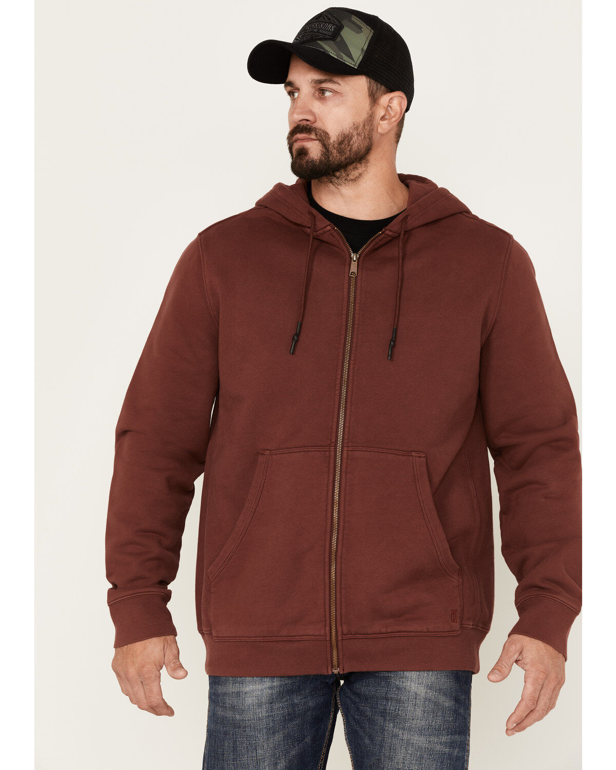 Brothers and Sons Heavy Weathered Hooded Jacket