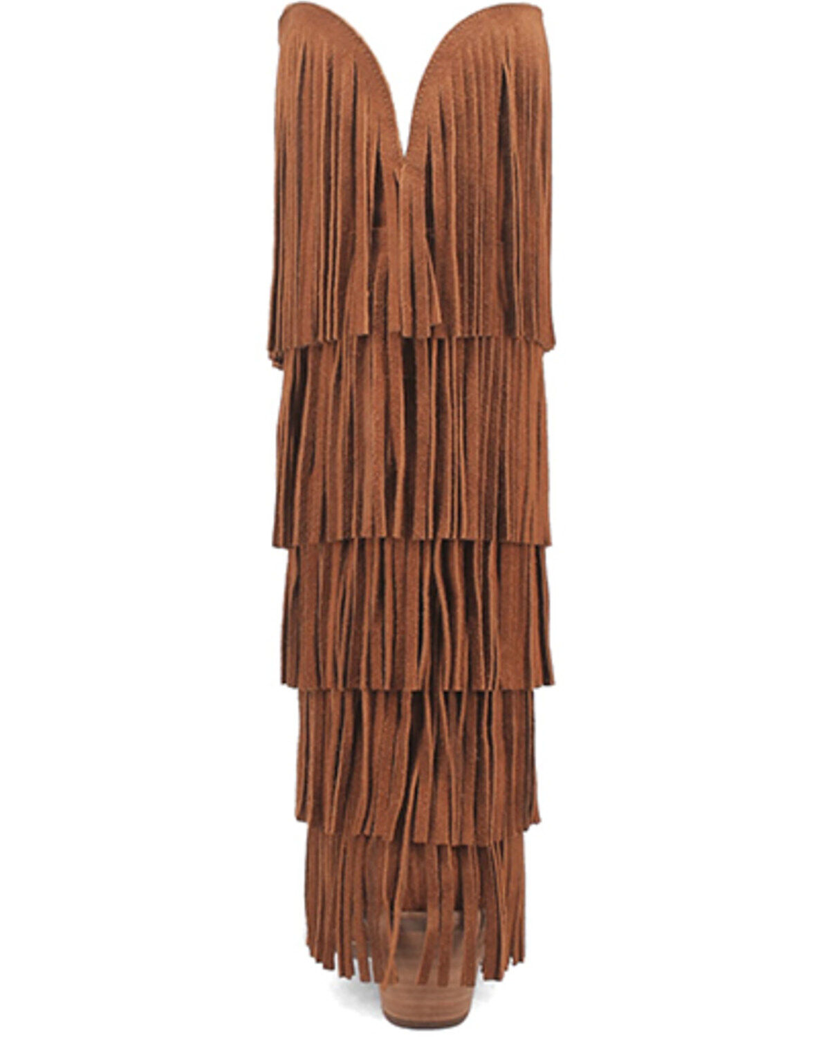 Dingo Women's Wild Child Suede Fringe Tall Western Boots - Snip Toe