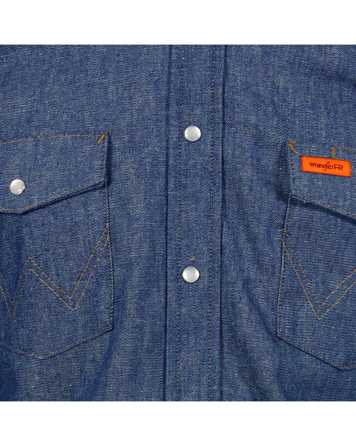 Wrangler Men's FR Long Sleeve Snap Western Work Shirt - Tall