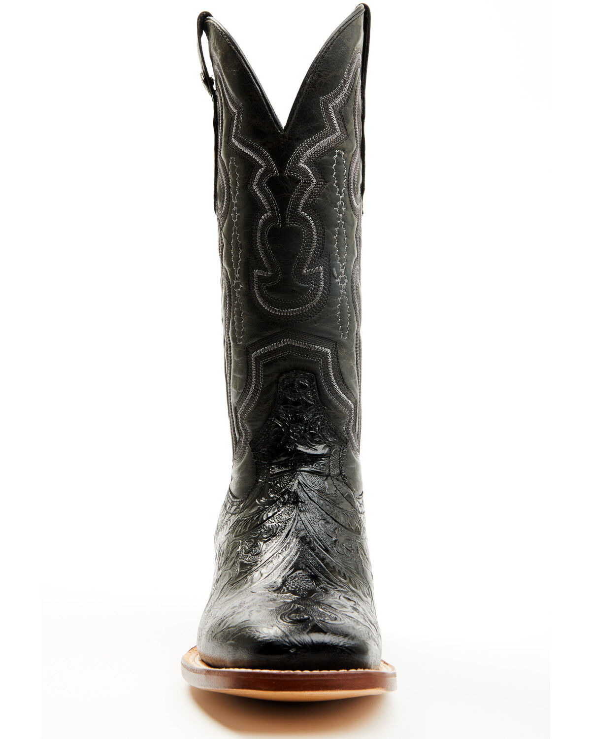 Tanner Mark Women's Mendocino Tooled Western Boots - Broad Square Toe