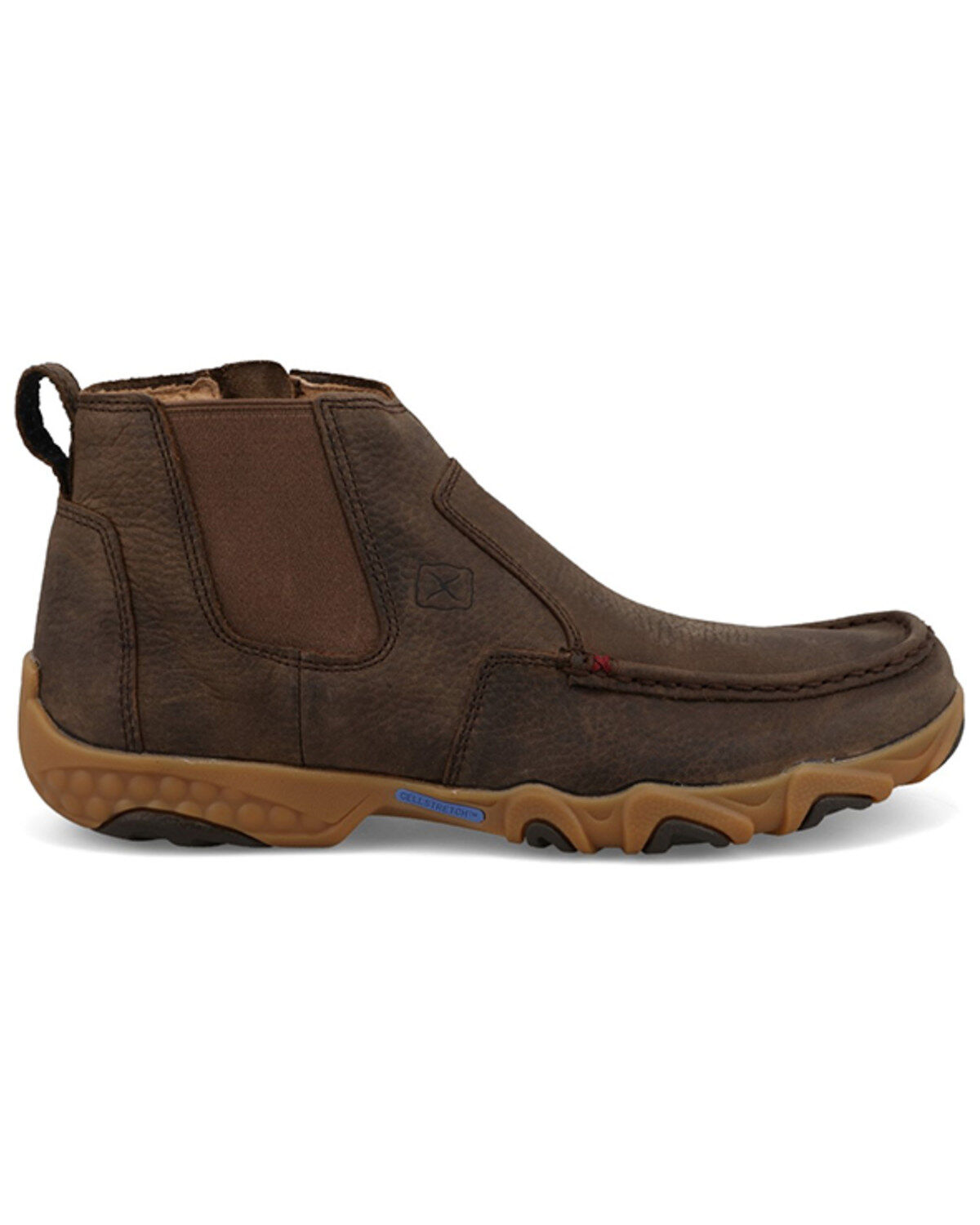 Twisted X Men's 4" Chelsea Driving Moc Shoes - Moc Toe