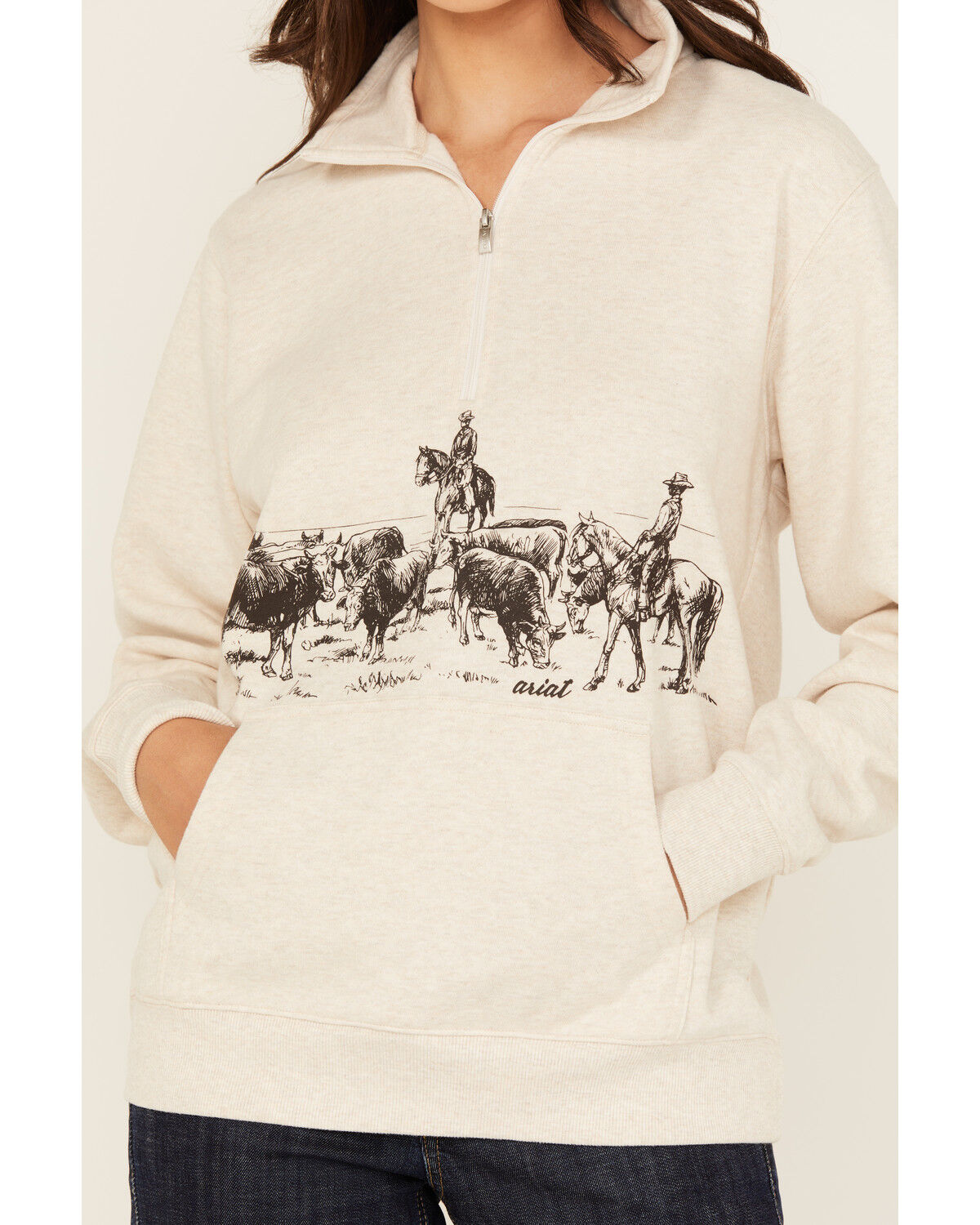 Ariat Women's Boot Barn Exclusive 1/2 Zip Scenic Pullover