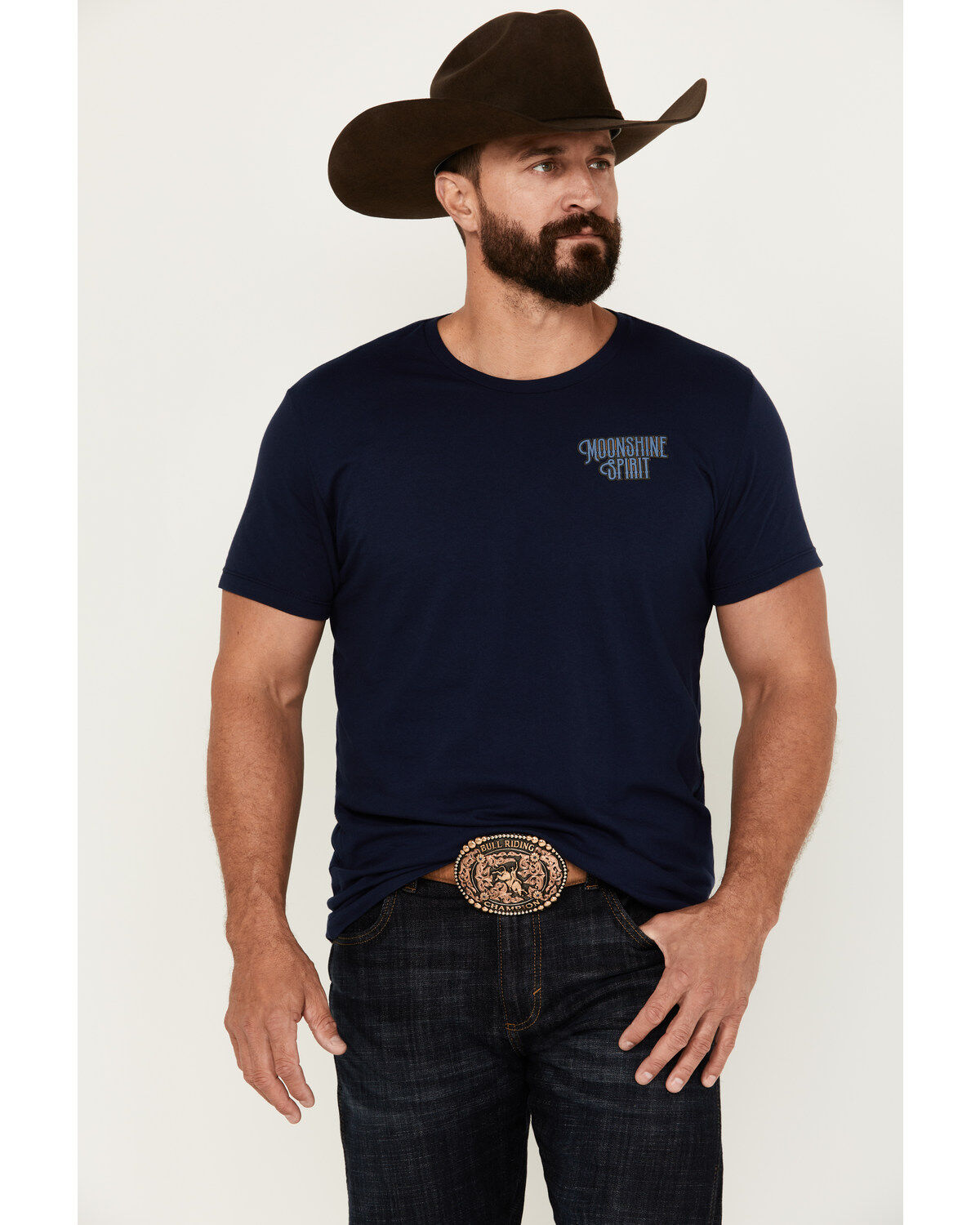 Moonshine Spirit Men's Genuine Short Sleeve T-Shirt