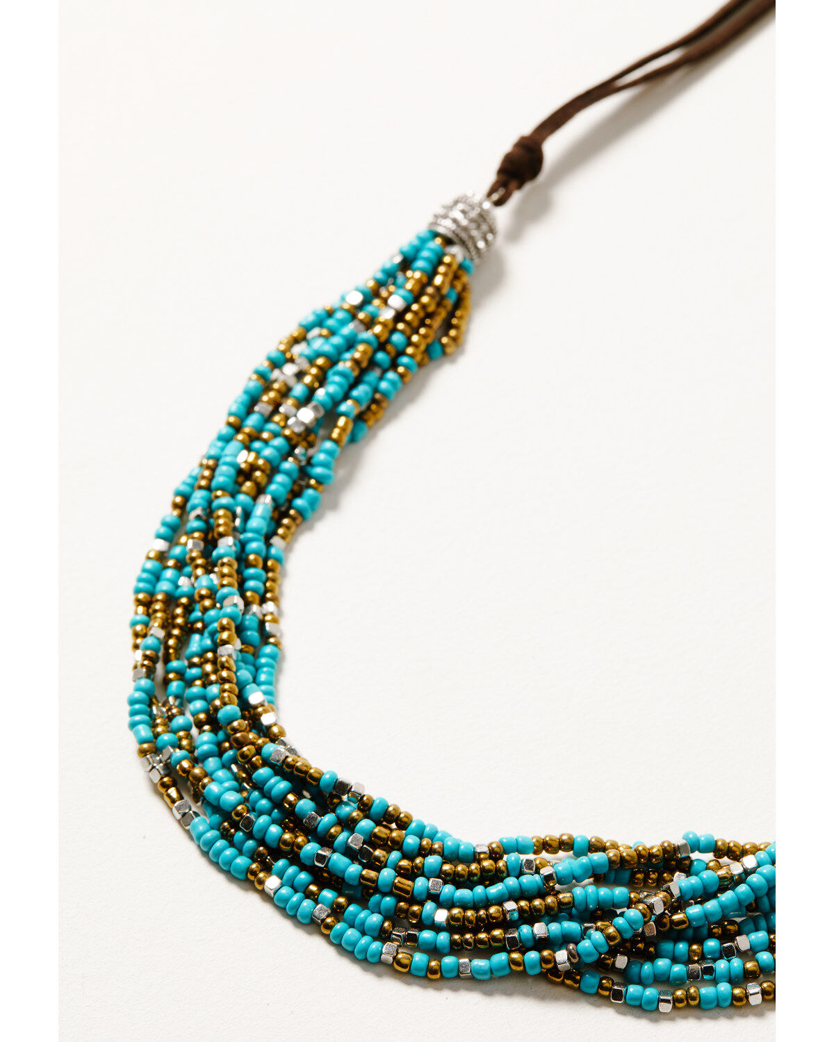 Shyanne Women's Wild Blossom Turquoise Multi Beaded Necklace