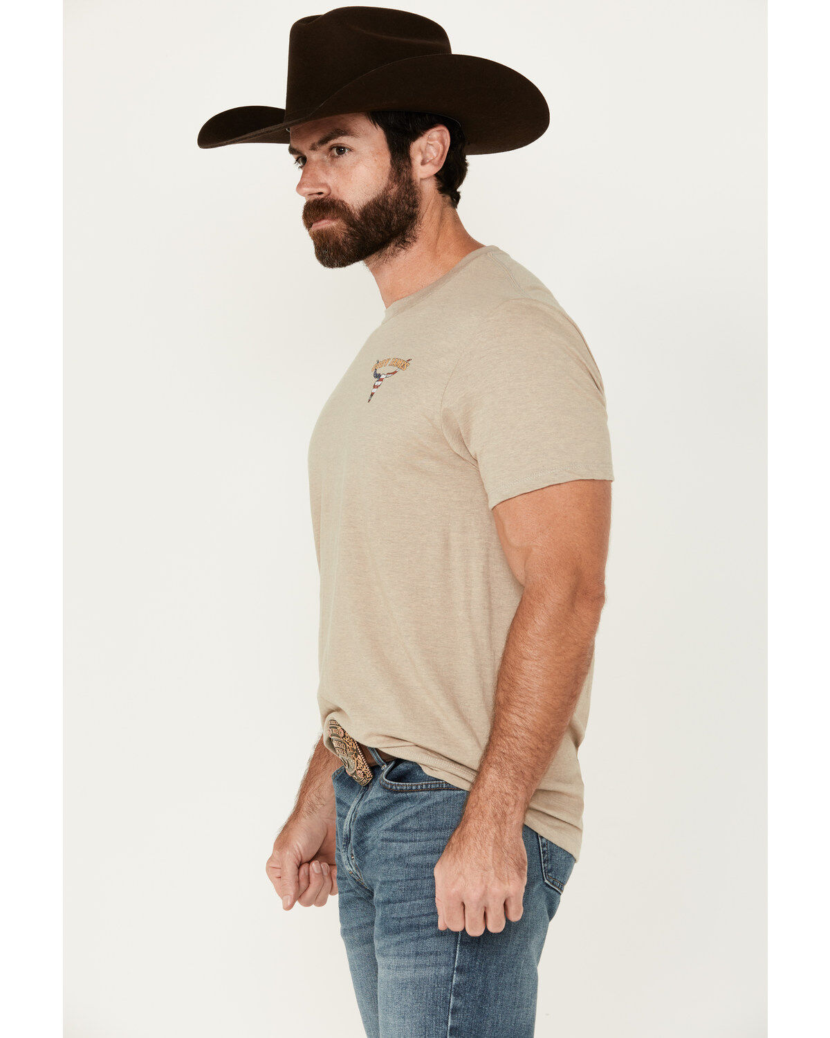 Cody James Men's Skull and Roses Short Sleeve Graphic T-Shirt