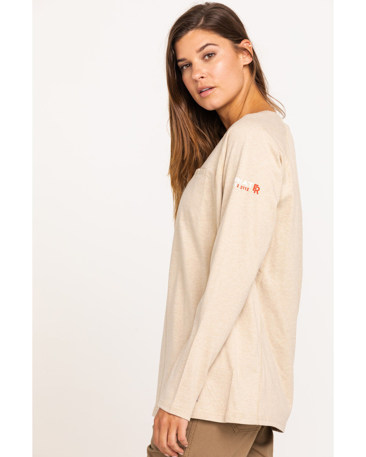 Ariat Women's FR Air Crew Long Sleeve Work Tee