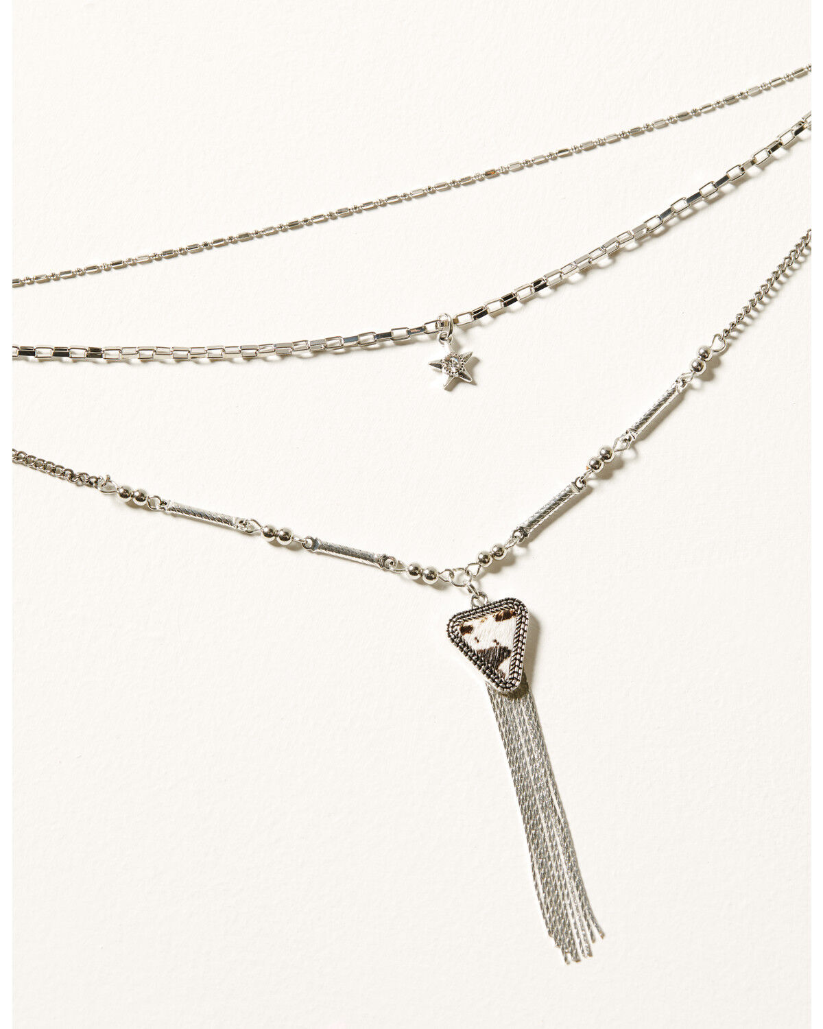 Shyanne Women's Multi-Layered Cowhide Necklace