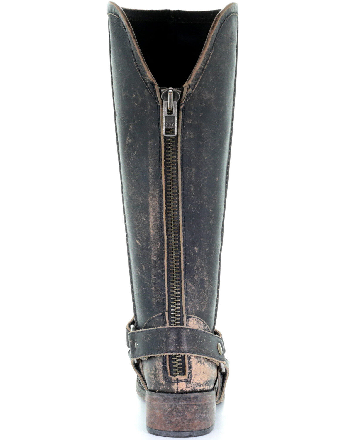 Corral Women's Distressed Harness Western Boots - Round Toe