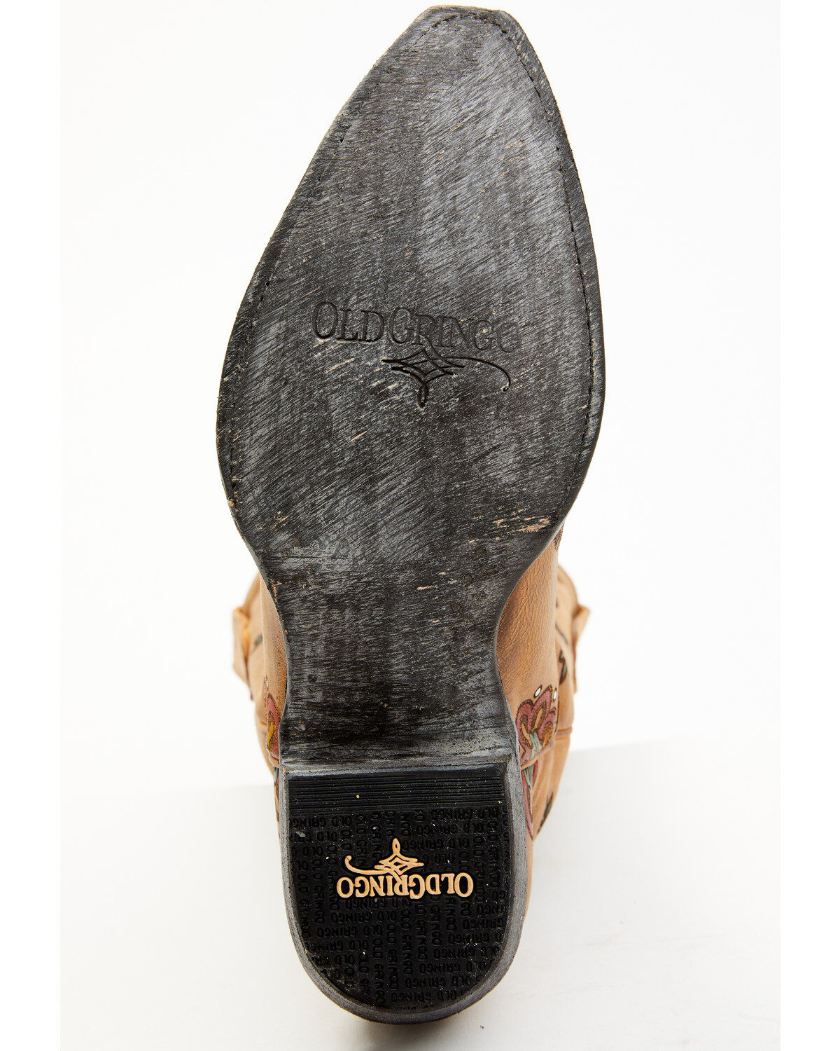 Old Gringo Women's Cavalier Skull & Floral Burnished Tall Western Leather Boots - Snip Toe