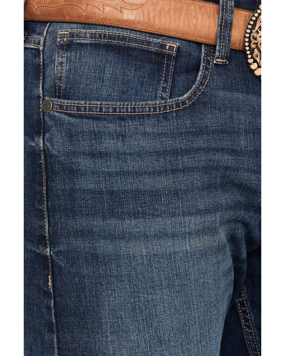 Wrangler 20X Men's Range Dark Wash Bootcut Stretch Jeans - Long