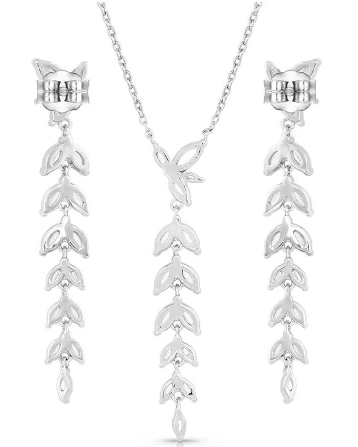 Montana Silversmiths Women's Woodbine Falls Crystal Jewelry Set - 2 Piece