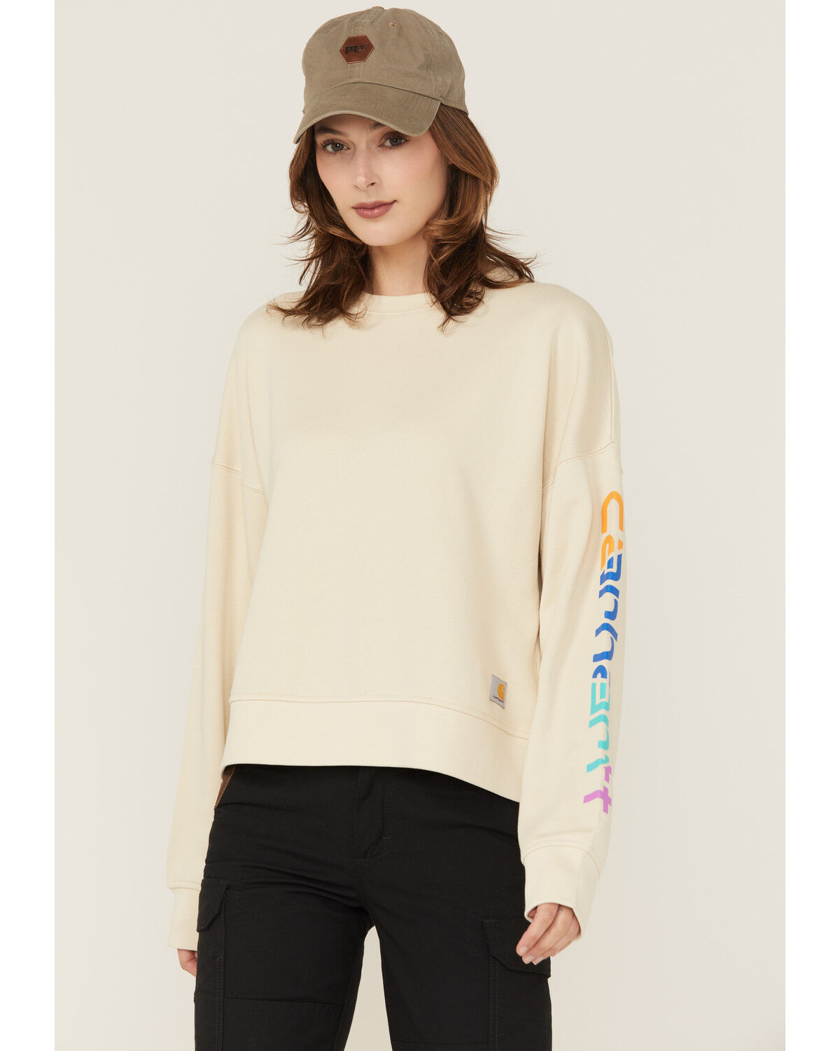 Carhartt Women's TENCEL® Fiber Series Loose Fit Long Sleeve Graphic Sweatshirt