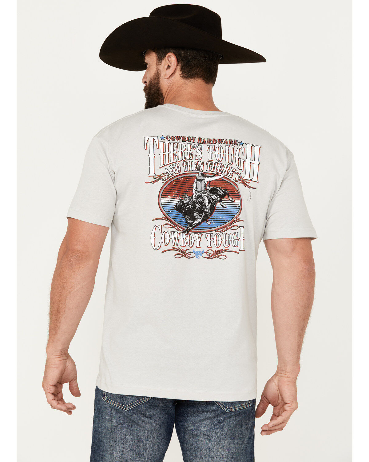 Cowboy Hardware Men's There's Tough Short Sleeve Graphic T-Shirt