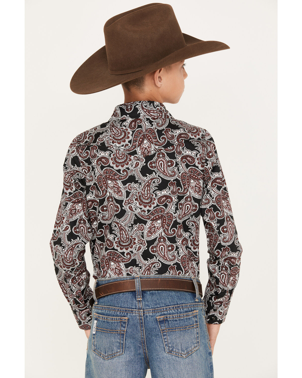 Cody James Boys' Johnny Ringo Long Sleeve Snap Western Shirt