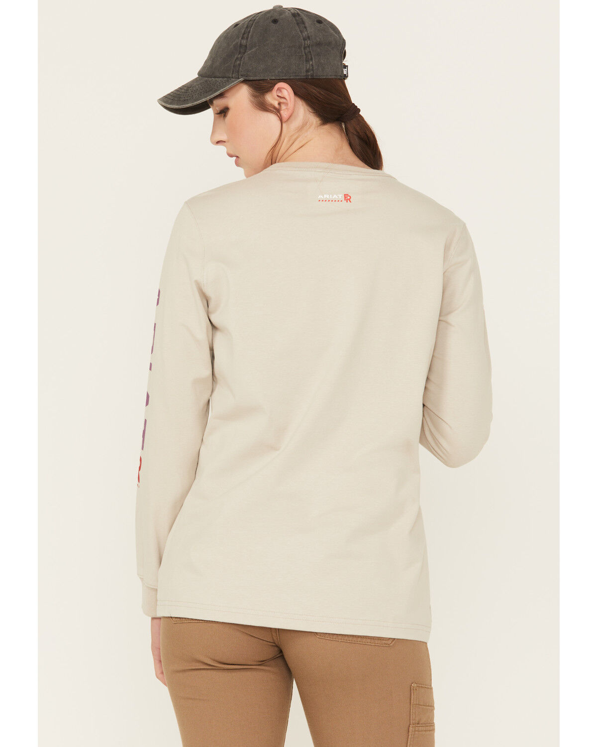 Ariat Women's FR Stretch Logo Long Sleeve Work Tee