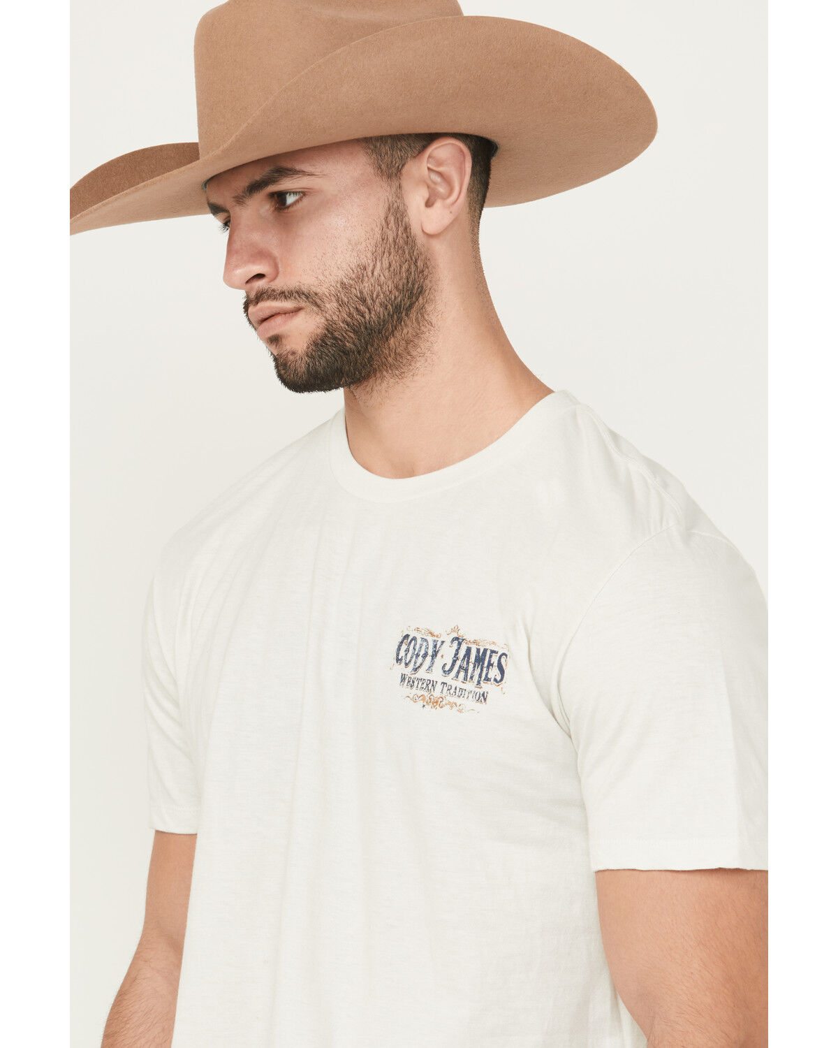 Cody James Men's Hunter Eagle Logo Short Sleeve Graphic T-Shirt