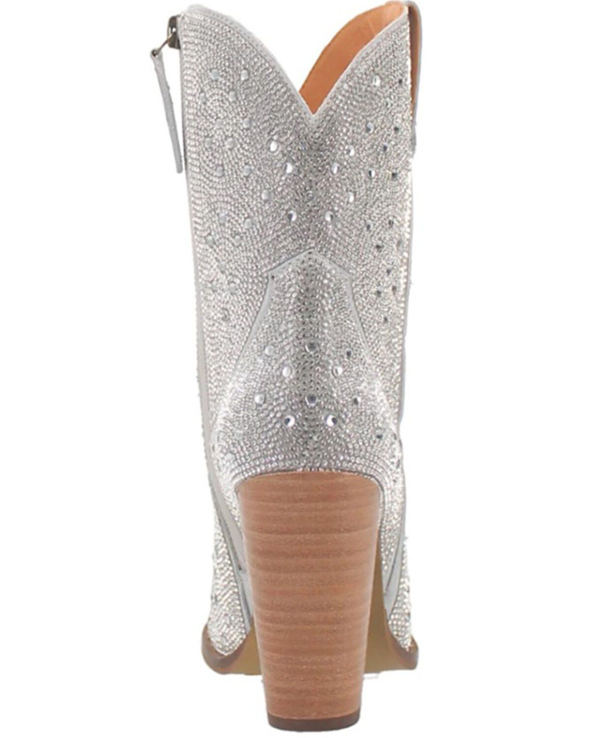 Dingo Women's Neon Moon Rhinestone Booties - Round Toe