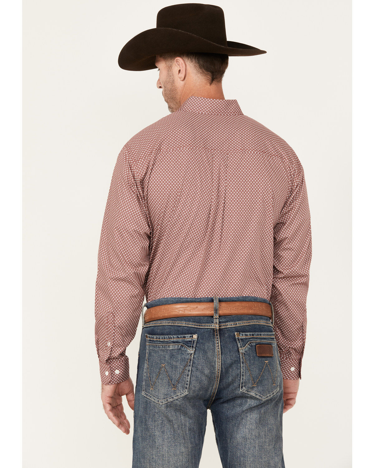 Cinch Men's Geo Print Long Sleeve Button-Down Western Shirt