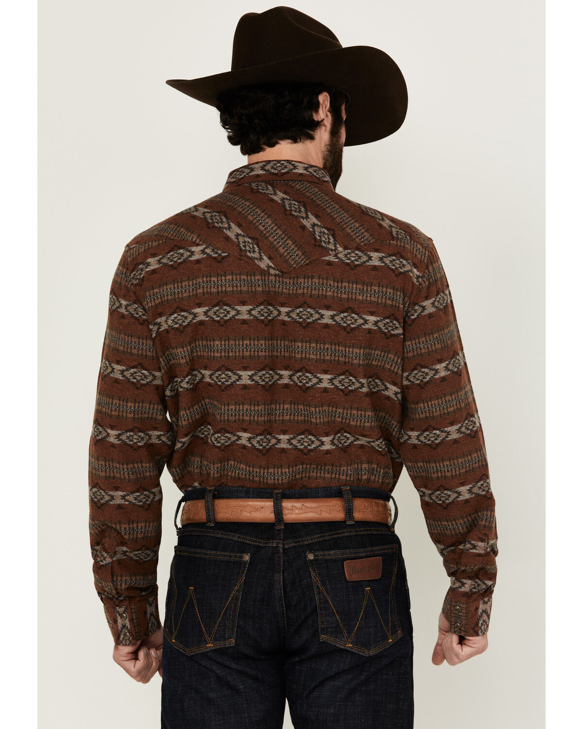 Cody James Men's Resource Southwestern Striped Long Sleeve Snap Western Shirt